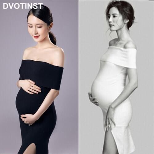 Off Shoulder Maternity Dresses DVOTINST China
