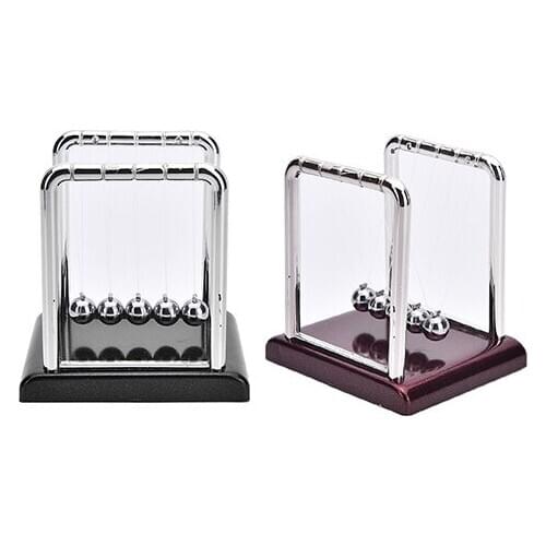 1 Pcs Newtons Cradle Steel Balance Ball Fun Decoration Physics Science Gift Toy