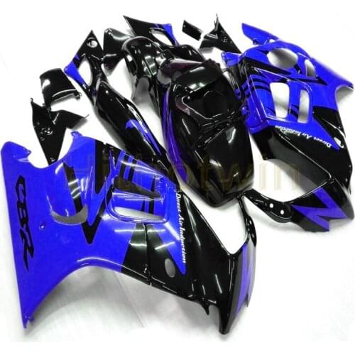 Motorcycle body kit for CBR600F3 1997-1998 F3 97 98 ABS Plastic Fairing+Botls+blue