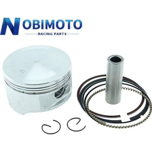 Motorcycle Piston Ring Pin Set Kit Assembly 72mm 17mm Pin Ring Piston Set for 250cc CF Motor Engine ATV Pocket Bike Buggy2HH-136