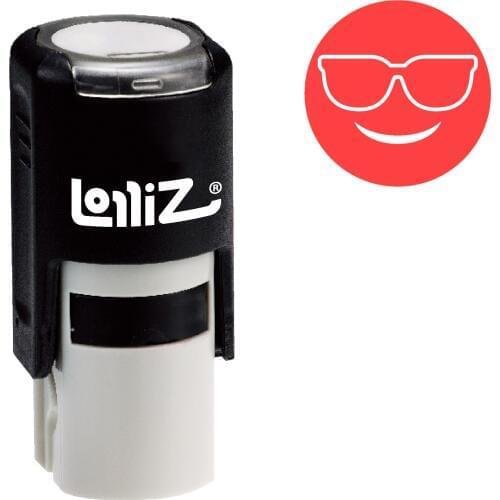LolliZ "Cool" Pre-Inked Rubber Stamp - Dark Expression Series