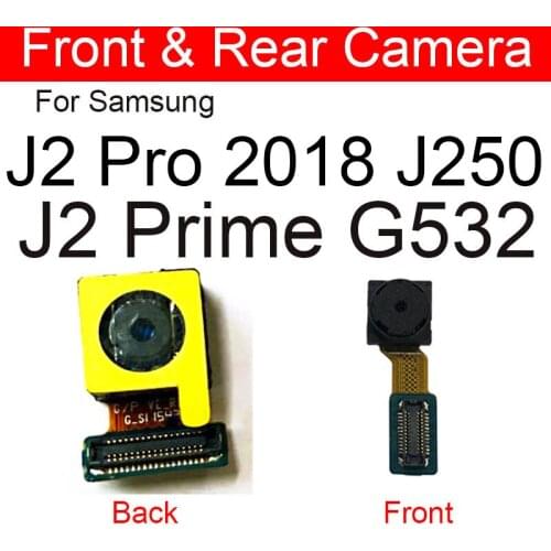 Front & Rear Camera Module For Samsung Galaxy J2 Prime G532 Main Back Big And Facing Small Camera Flex Cable Replacement Repair