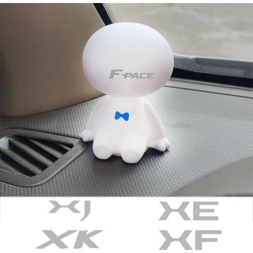 Cartoon Shaking Head Figure Car Ornaments Decorations Big Hero Doll Toys For Jaguar SV XK XJ XE XF F-PACE E-PACE I-PACE F-Type