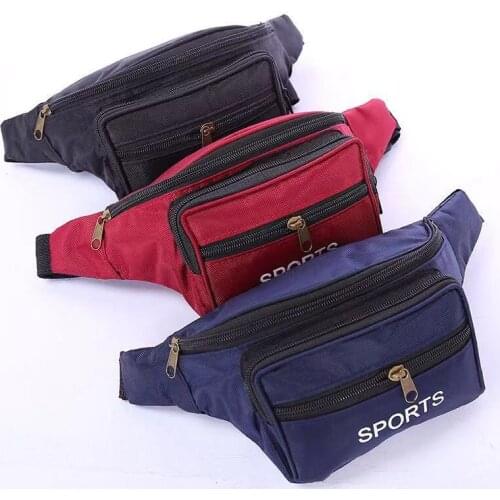 Spot Mens Polyester Waist Bag Multi-Function Business Bag Purse Purse Casual Wear-Resistant Waterproof Manufacturer