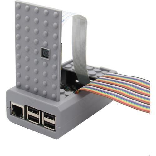 New Camera 5MP + ABS Case + 40P GPIO Ribbon Cable For Raspberry Pi 3 B