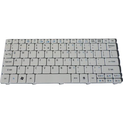 OEM Brand New Keyboard for Acer Aspire One D255 D255E D257 D260 D270 D532H AOD255E PAV70 NSK-AS01D Notebook US White