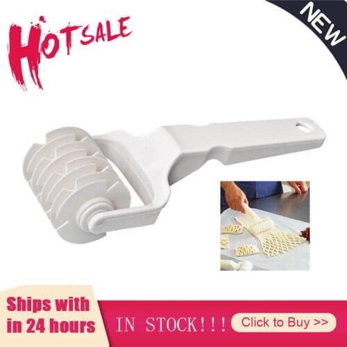 Plastic Dough Lattice Roller Cutter Pull Net Wheel Knife Pizza Pastry Cutter Pie Craft Making Tool Baking Accessories Tools