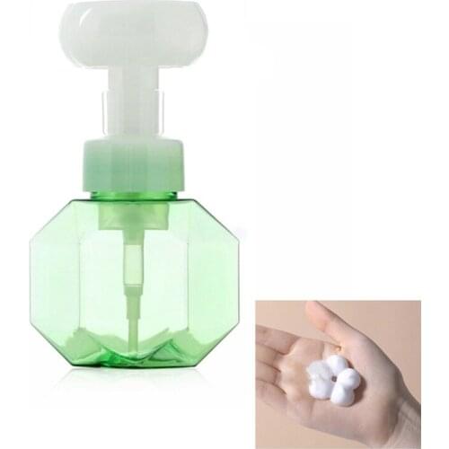 300ml Bubble Soap Bottle Dispenser Diamonds Body Pump Empty Separate Bottling Facial Cleanser Washing Bottle