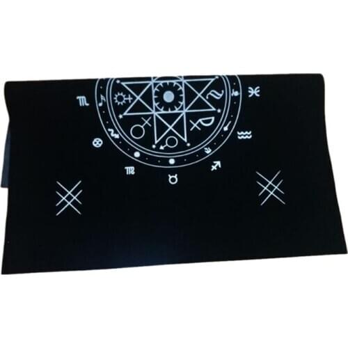 Brand New High Quality 50x50cm Art Pagan Altar Cloth Flannel Tablecloth Divination Cards Square Tapestry Decor Table Cover