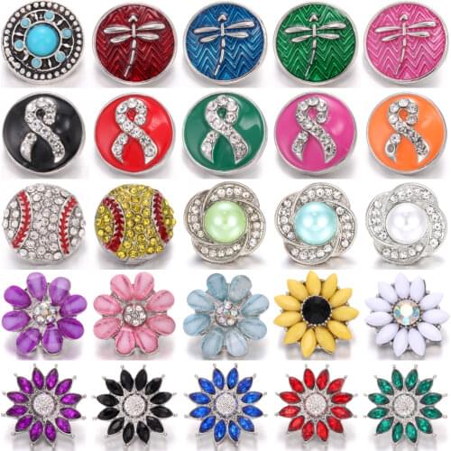 Snap Buttons Necklaces