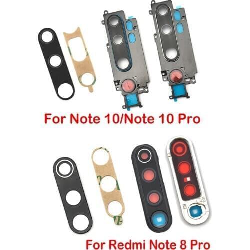 New For Xiaomi Mi Note 10 Pro Back Rear Camera Lens Glass Replacement For Redmi Note 7 8 Note7 Note8 Pro