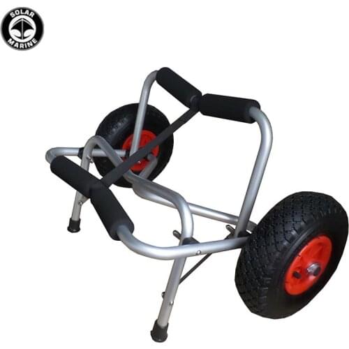 Outdoor Folding Kayak Carrier Cart Trolley Energy-saving Two-wheeled For Canoe Accessories Boat Supplies