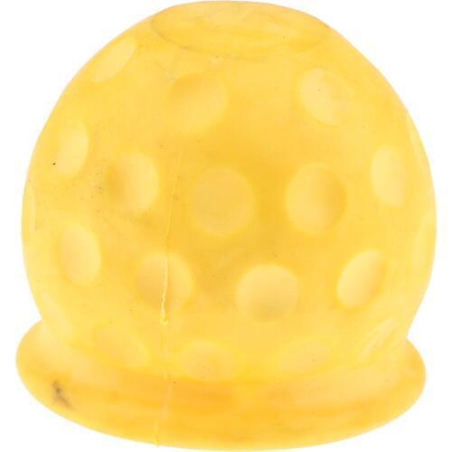 Yellow Tow Ball bar Cap Cover Towing for Car Van Trailer Towball Protection