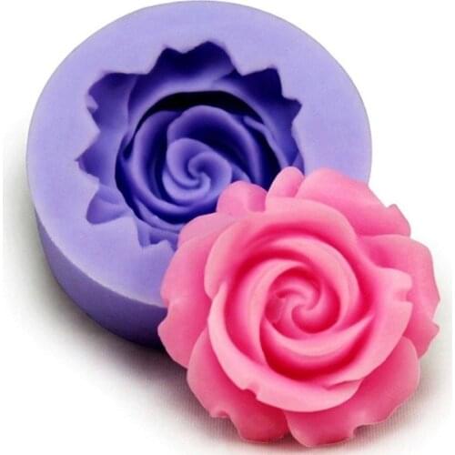 2020 New 1 PCS DIY Cake Decoration Baking Tool petal leaf rose lily shaped silicone mold fondant 3D flower wedding cake mold