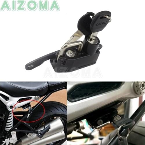 For BMW R NineT Motorcycle Right Side Aluminium Alloy Helmet Lock Kit For BMW R NINE T 2014-2016 (all models)