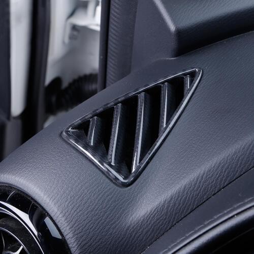 For Mazda CX-3 CX3 2016 2017 2018 ABS Air Conditioning AC Vents Frame Cover Trim Dashboard Outlet Net 2 Pcs