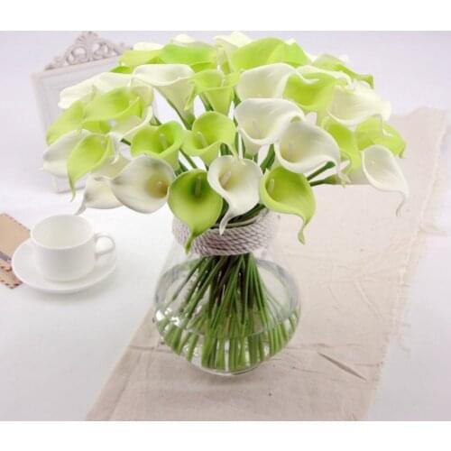 Artificial flowers calla for home decoration PU flowers 38cm long