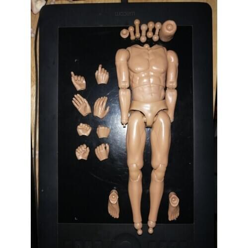 1/6 Male Body Figure Model Toys Collection for 12" Male Head