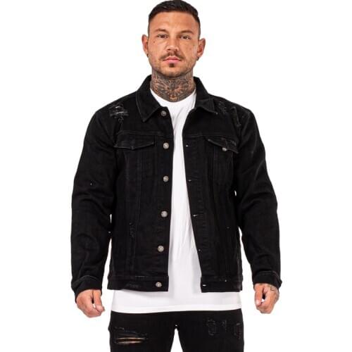 GINGTTO Mens Jackets and Coats Jacket Men Denim Jacket for Men Winter Autumn Men Clothing Jean Jacket New Arrivals zm738