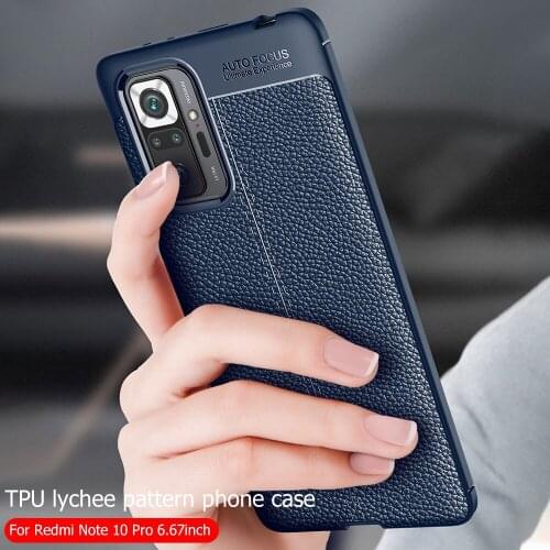 Leather Soft Phone Caes For Xiaomi Poco M3 Pro F3 X3 NFC F3 Fundas Back Cover For Xiaomi Redmi Note 10 Pro Max Silicone Housing