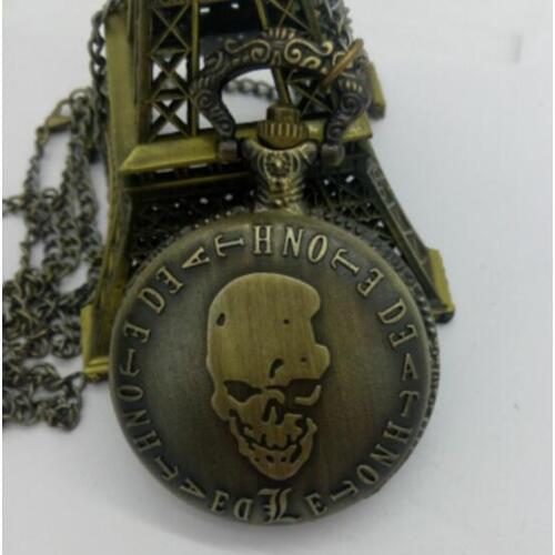 New Death Note Bronze antiques men and woman gift steampunk Good quality quartz pocket watches PMN553