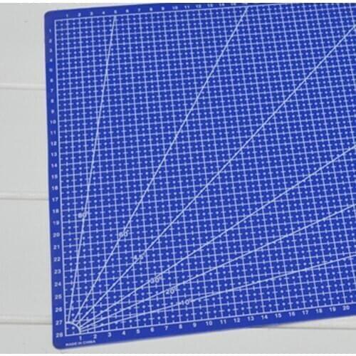 New 1Pc A3 Cutting Plate Pvc Rectangle Grid Lines Cutting Supplies Mat For Kids 30cm School 45cm Tools Gift Diy Plastic * O M8Y5