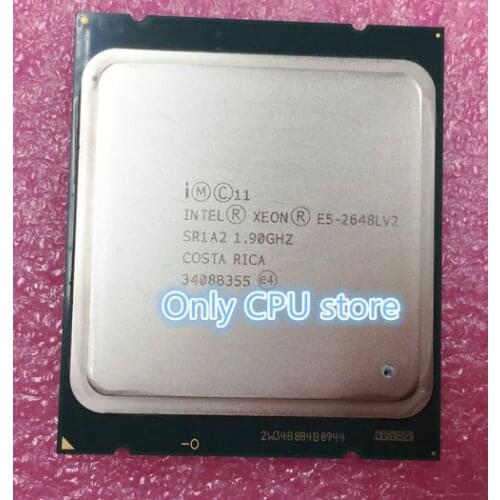 Intel Xeon E5-2648LV2 CPU SR1A2 1.90GHz 10-Core 25M LGA2011 E5 2648LV2 E5 2648L V2 processor free shipping E5-2648L V2