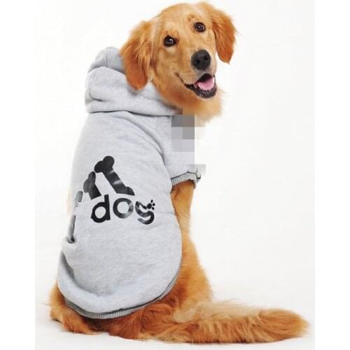 S-9XL Pet Dog Clothes for Small Medium Big Large Dogs Cotton Hooded Sweatshirt Hot Selling Warm Two-Legged Pets Jacket