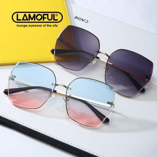 Classic Brand New Big Frame Polarized Sunglasses 2021 UV400 Glasses Tide Big Face Slim Sunglasses for Women 72010