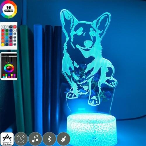 Galaxy Night Sensor Light Kids LED Pet Dog USB Powered 3D Desk Lamp Atmosphere Decor Child Holiday Gift Nightlight APP Control