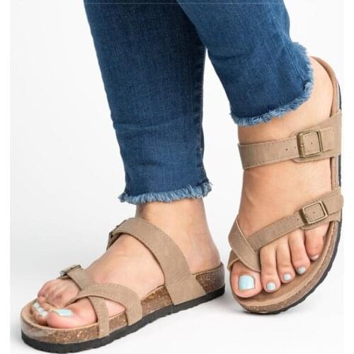 Rome Style Summer Sandals 2021 Flip Flops Women Sandals For Plus Size 35-43 Flat Sandals Beach Summer Zapatos Mujer Casual Shoes