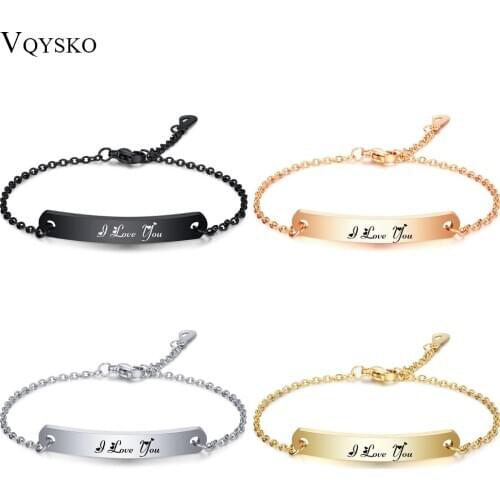 VQYSKO Name Bracelets