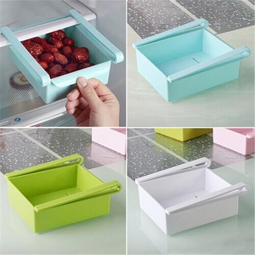 Refrigerator Storage Box Kitchen Accessories Space-saving Cans Finishing Organizer Creative Twitch Type Glove Box New