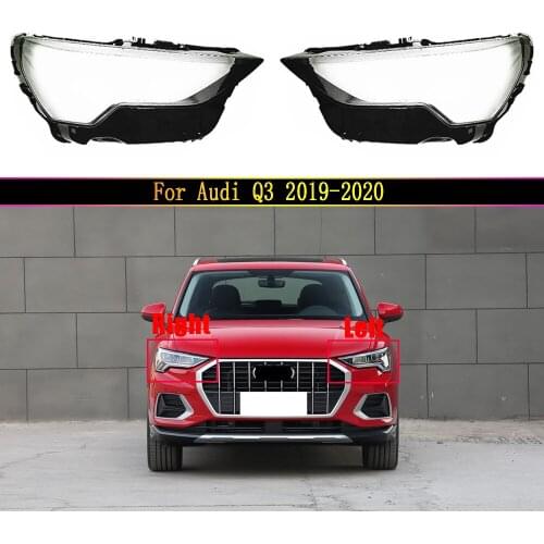 Car Front Protection Case Shell Transparent headlight housing Lens Glass Cover lampshade Lamp For Audi Q3 2019 2020