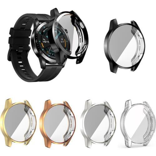 TPU Protective Case Full Cover Frame Protector for Huawei Watch GT2 46mm Watch Accessories