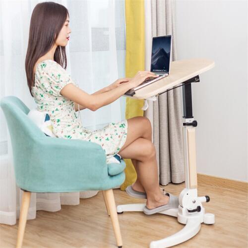 ZH-3 Portable Bedside Table Foldable Indoor Classroom Platform Height Adjustable Podium Table Removable Laptop Sofa Side Table