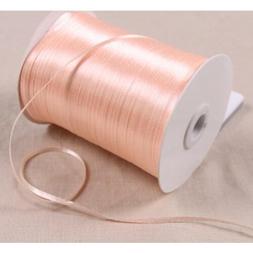 1/8" 3mm Satin Ribbon for packing and bow & Garment Accessories 20y/lot 07