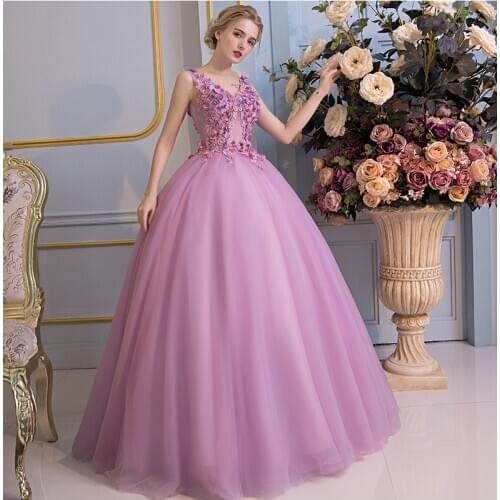 100%real 3d flower embroidery Medieval Renaissance gown Sissi princess dress Victorian /Marie/ Belle Ball cosplay dress