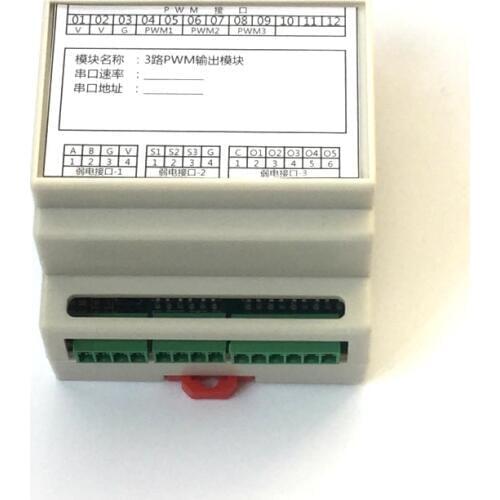 3 channel PWM constant voltage high power LED dimming module RS485, MODBUS, HD4613