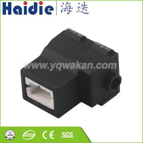 Free shipping 5sets 1pin 6.3 ceramic lamp holder lamp-socket auto wire harness plug connector HD01-6.3-2B