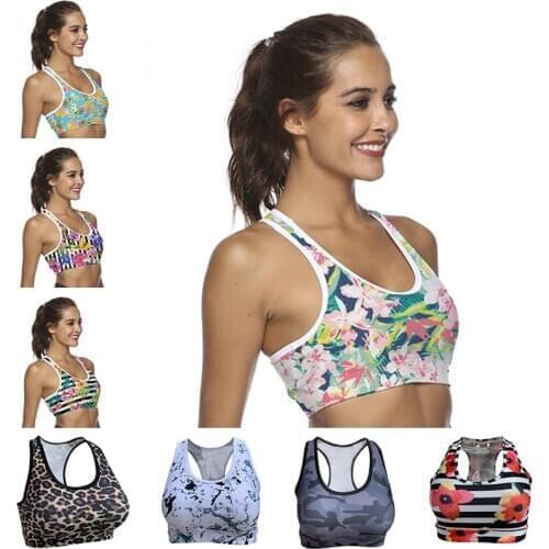 Sexy Yoga Bra Sports bra Full Cup Breathable Top Shockproof Cross Back Running Yoga Fitness Bra Seamless Vest With Phone Pouch