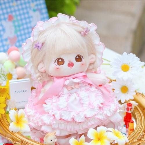 Cosmile For 20cm Plush Doll The Runaway Princess Dress Suit Clothes Skirt Outfits Cosplay Props Gifts D