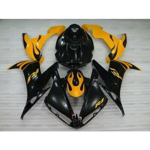 For YAMAHA YZFR1 2004 - 2006 Fairing Kits YZF1000 R1 04 05 Fairings YZF1000 R1 04 06 Black Yellow Full Body Kits