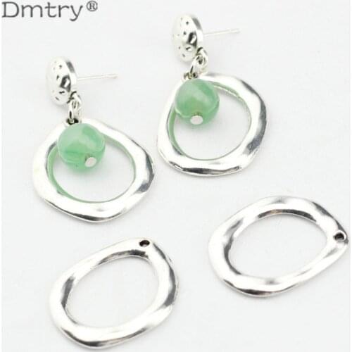 Dmtry 10cs 30% Off Discount Bracelet Necklace Pendant Spacers Beads For Leather Bracelet Necklace Jewelry Findings LC0089