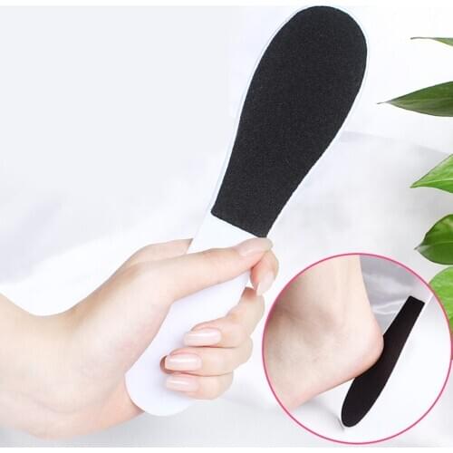 Double-Sided Manicure Foot Care File Pedicure Foot File Callus Remover Kit Plastic Handle Dead Skin Remover Pedicure Rasp Tools