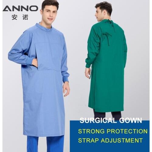 ANNO Protcect Surgical Grown Lsolation Suit Hospital Operating Room Doctor Antibacterial Waterproof Work Uniform Clothes