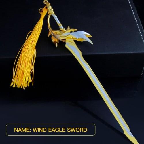 Game Peripheral Toy Knife Five-star Weapon Wind Eagle Sword Sword Model Full Metal Craft Decoration Model Toy