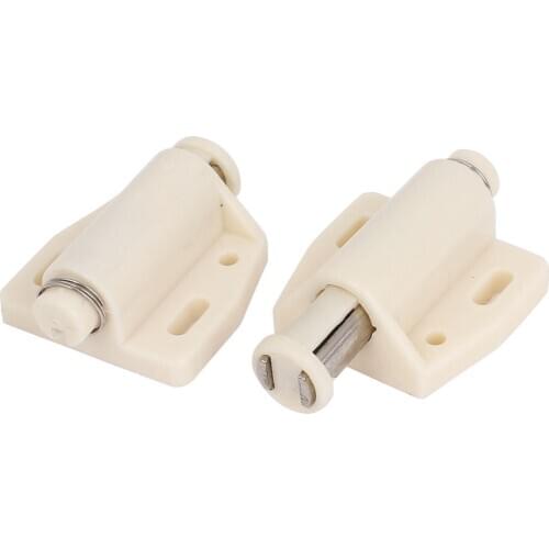 Cabinet Cupboard Kitchen Door Magnetic Push to Open Touch Catch Latch Beige.Bjpg