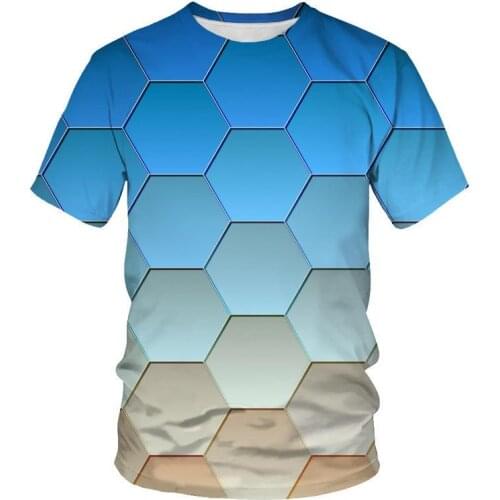 Summer Brand New Hot MenS T-Shirt Trend 3d Digital Printing Short Sleeve Extreme Sports T-Shirt Casual Top Sports Short Sleeve