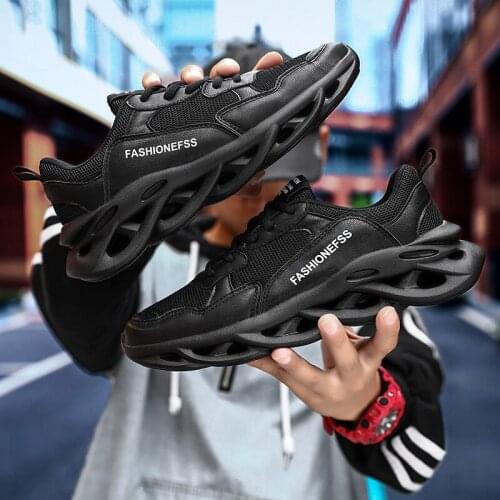 Solid trainers black sale sapatos Casual running mens hombre leisure Sneaker shoes para men Fashion casual knitting Breathable